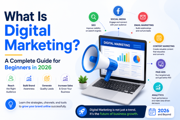 What Is Digital Marketing. A Complete Guide for Beginners in 2026