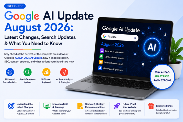 Google AI Update August 2026: Latest Changes, Search Updates & What You Need to Know