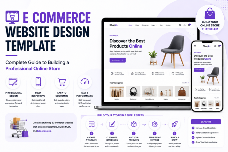 E Commerce Website Design Template: Complete Guide to Building a Professional Online Store